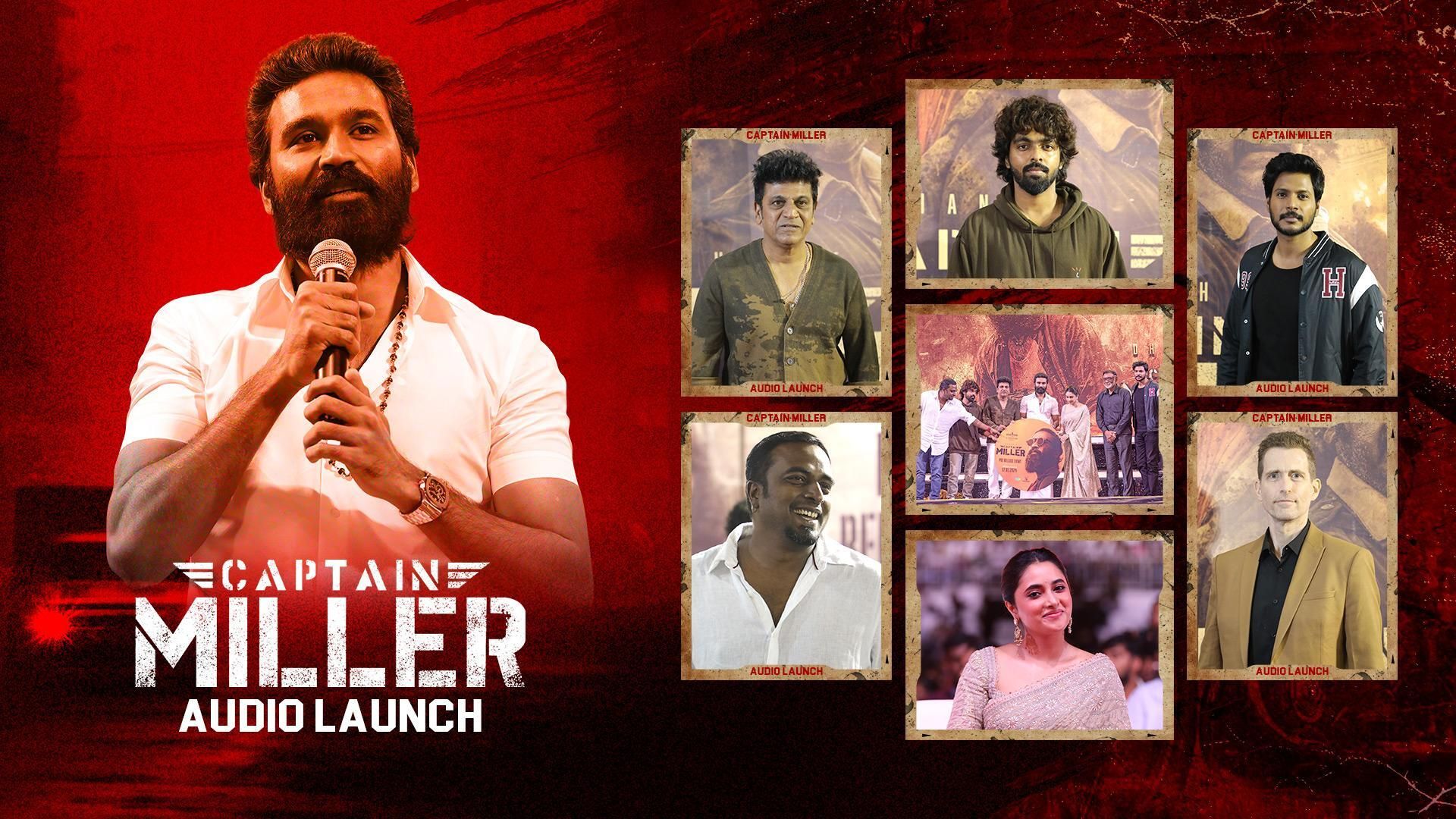 Captain Miller Audio Launch