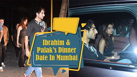 Ibrahim Ali Khan And Palak Tiwaris Dinner Date In Mumbai