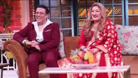 Govinda visits The Kapil Sharma Show with Family.