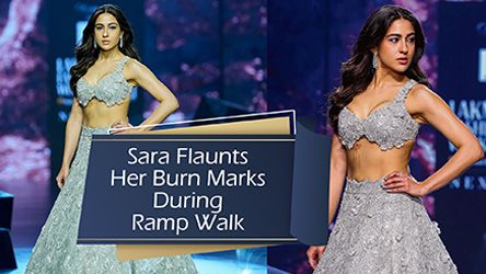 Sara Ali Khan Flaunts Her Burn Marks During Ramp Walk