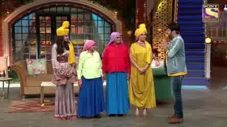 Kapil Sharma flirts with Bhumi Pednekar and Taapsee Pannu.