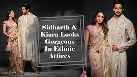 Sidharth And Kiara Looks Gorgeous In Ethnic Attires
