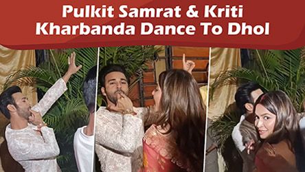 Pulkit Samrat And Kriti Kharbanda Dance To Dhol