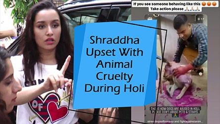 Shraddha Kapoor Takes A Stand For Animal Cruelty During Holi
