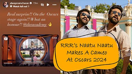 RRRs Naatu Naatu Makes A Cameo At Oscars 2024