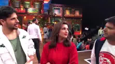 Jabariya Jodi Couple Siddharth and Parineeti arrive on Kapil Sharma Show