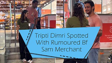 Tripti Dimri Spotted With Rumoured Boyfriend Sam Merchant