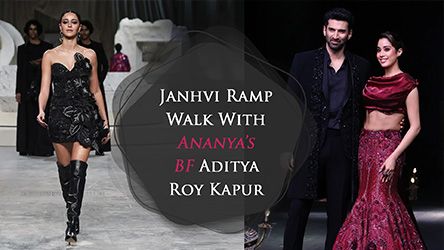 Janhvi Kapoor Ramp Walk With Ananyas BF Aditya Roy Kapur