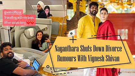 Nayanthara Shuts Down Divorce Rumours With Vignesh Shivan