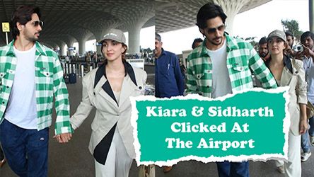 Kiara Advani And Sidharth Malhotra Clicked At The Airport