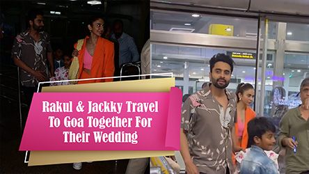 Rakul And Jackky Travel To Goa Together For Their Wedding