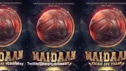 Ajay Devgn Shares the Poster of his Next Movie MAIDAAN