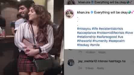 Aamir Khan Daughter Ira Khan shares Photo with Boyfriend