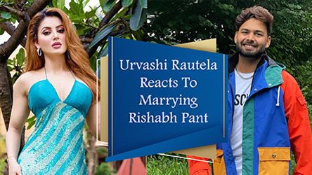 Urvashi Rautela Reacts To Question On Marrying Rishabh Pant