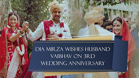 Dia Mirza Wishes Husband Vaibhav On Wedding Anniversary