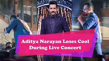 Aditya Narayan Loses Cool During Live Concert