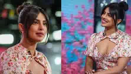 Priyanka Chopra Revealed Too Much while Handling Her Pet Diana.