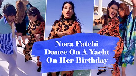 Nora Fatehi Dance On A Yacht On Her Birthday