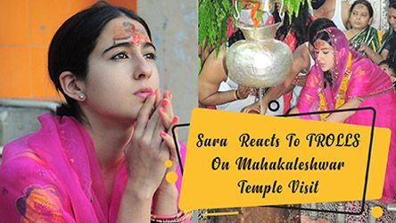 Sara Ali Khan Reacts To Trolls On Mahakaleshwar Temple Visit