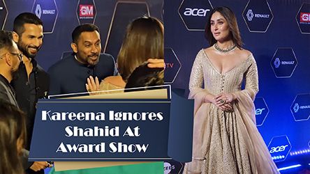 Kareena Kapoor Ignores Shahid Kapoor At Award Show
