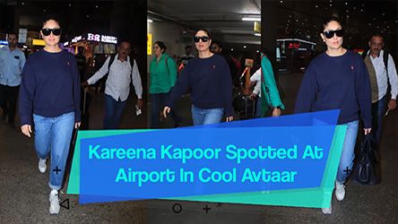 Kareena Kapoor Spotted At Airport In Cool Avtaar